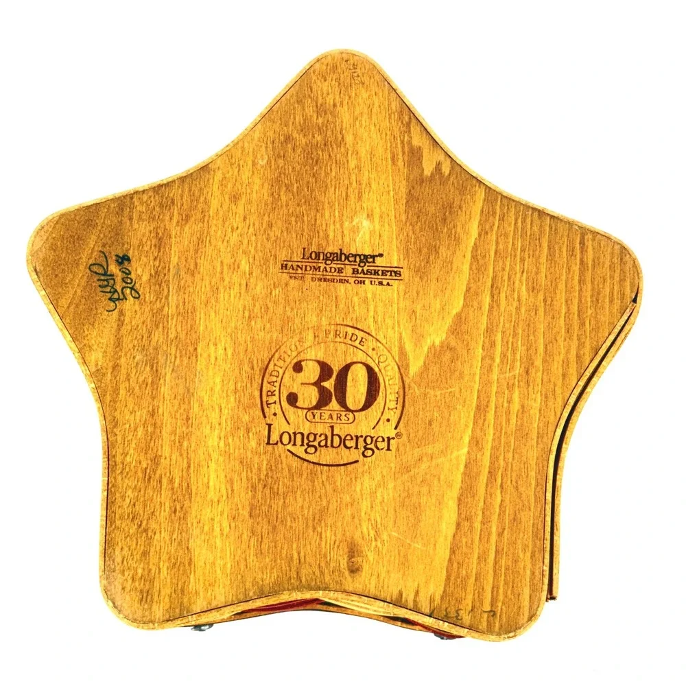 Longaberger Proudly American Little Star Basket Combo 2008 30th Anniversary